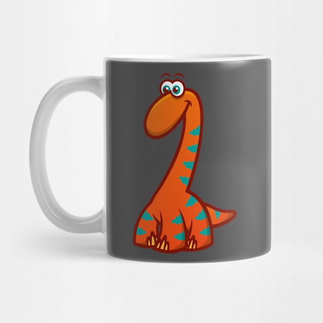 Dinosaur Brontosaurus by avertodesign